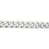 Black Bow Jewelry Men's 13mm Sterling Silver Solid Curb Chain Bracelet - 2 of 4
