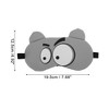 Unique Bargains Soft Cartoon Sleep Mask Big Eyes Gray 1 Pc - 4 of 4