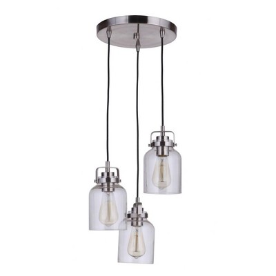 Craftmade Lighting Foxwood 3 - Light Pendant in  Brushed Polished Nickel