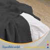 Color Sense 100% Cotton Warm & Cozy Super Soft Antimicrobial Matelasse Weave Blanket - 2 of 4