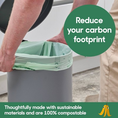Compostic 100% Compostable Trash Bags - 3gal/24ct