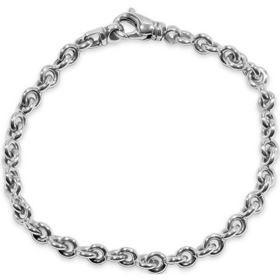 Pompeii3 Men's Rolo Link 14k Gold (14gram) or Platinum (23gram) 5mm Bracelet 8.5"
