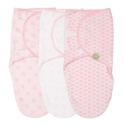 Image of KeaBabies 3pk Organic Baby Swaddle Sleep Sacks, Newborn Baby Swaddles 0-3 Months, Ergonomic Wearable Swaddle Blanket (Blossom)