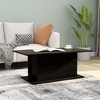 vidaXL Coffee Table White Engineered Wood Medium Modern Coffee Table - 2 of 4