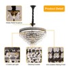 Artloge Vintage Clear Crystal Chandeliers Dinning Room Hallway Ceiling Pendant Fixture - 4 of 4