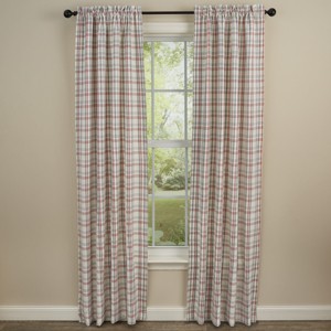 Park Designs Farm Yard Plaid Lined Panels 72'' x 84'' - 1 of 4