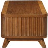PAGED 25 Inch Side Table Modern Wooden End Table with Storage Shelf and Legs for Living Room, Bedroom - 3 of 4