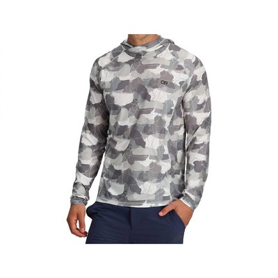 Outdoor Research Men's Echo Printed Hoodie - Quick-Dry, Moisture-Wicking Recycled Polyester - UPF Sun Protection Hooded Sweatshirt
