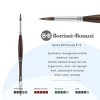 Borciani e Bonazzi UNICO Synthetic Mongoose Artist Paint Brush - Series 800 Round - Size #12 - Watercolors, Oil & Acrylic Paint - Handcrafted in - 2 of 4