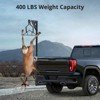Deer Hoist for Truck Hitch - 400LB Capacity Hunting Game Hoist with Winch & Adjustable Height - 2 of 4