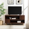 Modern Fluted Door Extendable TV Stand for TVs up to 50" - Saracina Home - 4 of 4