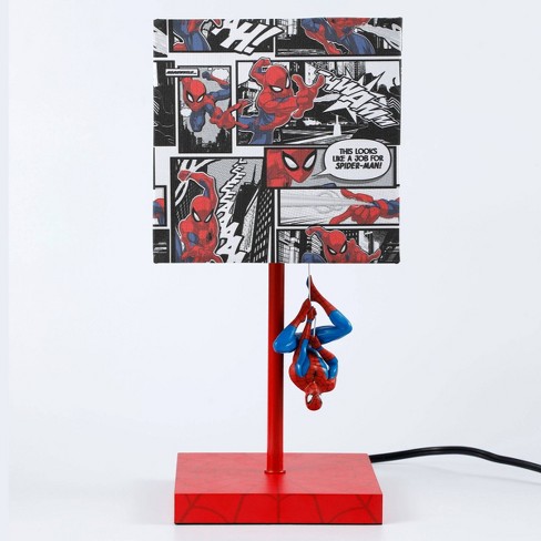 Spider-man Lampe Spiderman Superhero Night Light Table Bureau
