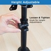 Mount-It! Single VESA Monitor Mount | Vertical Monitor Desk Stand | Telescoping Pole Height Adjustable | Fits 19 - 30 Inch Computer PC Screens - 2 of 4