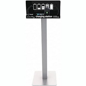 Stand Steady KwikBoost 8 Device Freestanding Charging Station - Black Graphic - 1 of 4