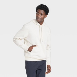 Men's Cotton Fleece Hooded Sweatshirt - All In Motion™ - 1 of 3