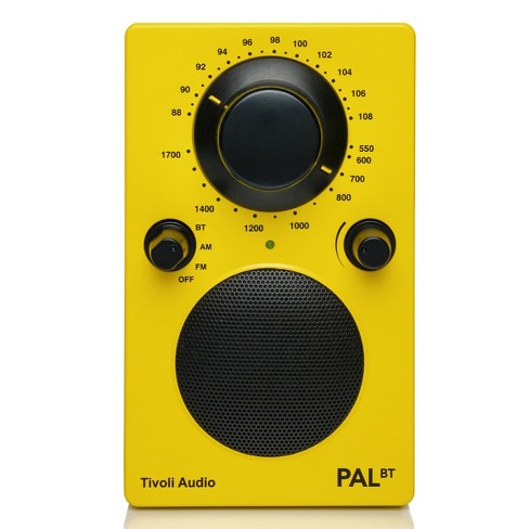 Tivoli Audio PAL BT Bluetooth AM/FM Portable Radio & Speaker (Yellow)