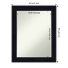 Amanti Art Shiplap Petite Bevel Wood Bathroom Wall Mirror - 4 of 4
