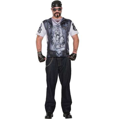 Forum Novelties Biker Man Shirt Adult Costume : Target