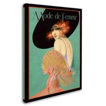 Trademark Fine Art -Vintage Lavoie 'Fashion Women 27' Canvas Art