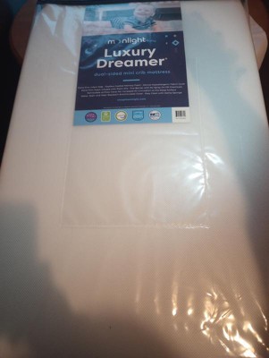 Moonlight Slumber Luxury Dreamer Mini Crib Mattress White Target