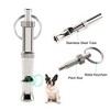 Unique Bargains Metal Adjustable Sound Pitch Lightweight Dog Whistle with Keychain Silver Tone 1 Pc - 2 of 4