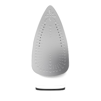 White and Purple Professional Steam Iron with Stainless Steel Soleplate