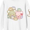 Sugar Cubs Family Group Shot Crew Neck Long Sleeve White Adult Sweatshirt - 2 of 4
