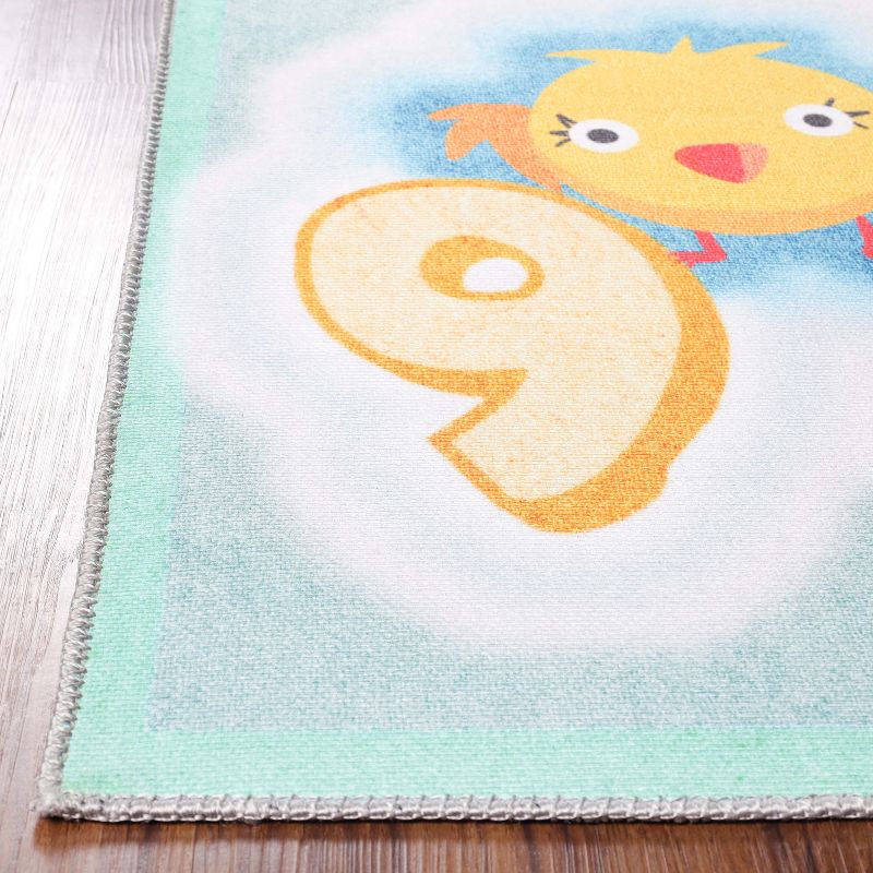 Playtime Numbers Vibrant Kids Indoor Area Rug by Blue Nile Mills, 3 of 11