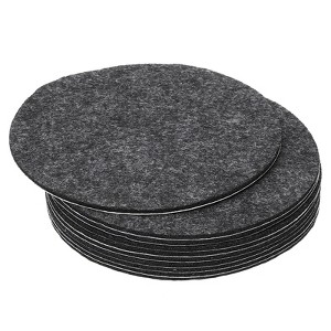 Unique Bargains Round Soft Adhesive Non-slip Anti-scratch Furniture Lamp Base Felt 10 Pcs - 1 of 4