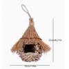 ZACHVO Handcrafted Natural Grass Bird Nest - Perfect for Small Birds - 4 of 4