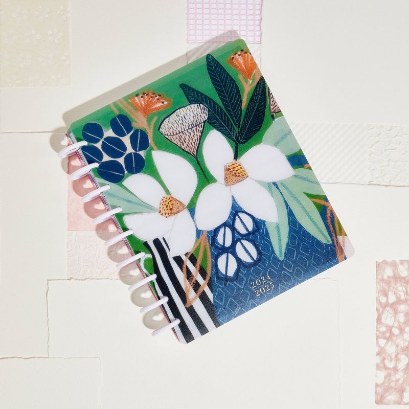 Happy Planner July 2024 - June 2025 Weekly/Monthly Planner 9.75&#34;x8.75&#34; Classic Vivid Blooms, 5 of 11