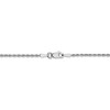 Black Bow Jewelry 1.5mm 14k White Gold Solid Diamond Cut Rope Chain Necklace - 4 of 4