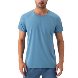 Anna-Kaci Active Men's Classic Fit Athletic T-Shirt with Quick-Dry Fabric and Short Sleeves - 1 of 4