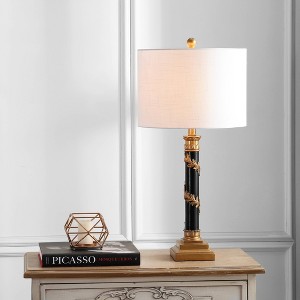28.5" Camilla Resin Table Lamp (Includes LED Light Bulb) Gold - JONATHAN Y - 1 of 4