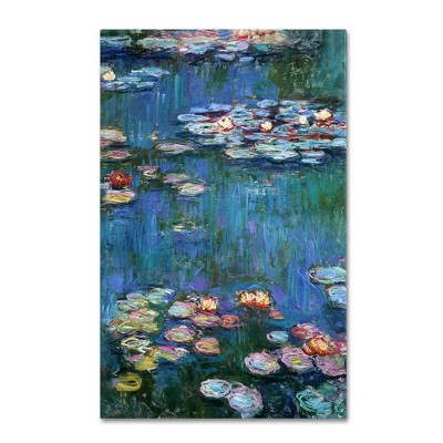 Claude Monet Waterlilies Classic Outdoor Canvas Art