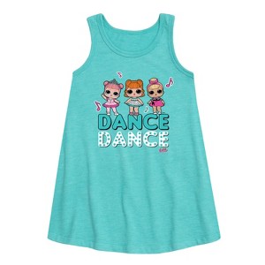 - LOL Surprise! - Dancing Dolls Dance Graphic Sleeveless Aline Dress - 1 of 3