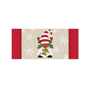 Evergreen Holiday Gnome Sassafras Indoor Outdoor Switch Doormat 1'10"x10" Multicolored - 1 of 4