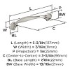 Amerock Fairfield 3-3/4 Inch Cabinet or Furniture Pull - 3 of 4
