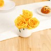 REGALWOVEN Home Decor Silk Fake Roses Artificial Flower Head for DIY Crafts Wedding 2.8" 25 Pcs - 2 of 4