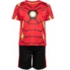 Marvel Avengers Captain America Iron Man Venom Hulk Cosplay Athletic T-Shirt and Shorts Outfit Set Toddler to Little Kid - 3 of 4