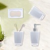 Unique Bargains Reusable Bathroom Accessories Set 1 Set - 3 of 4