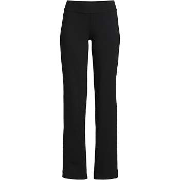 Lands' End Women's Tall Sport Knit High Rise Elastic Waist Pull On Pants -  X Large Tall - Black : Target