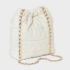 Rouched Chain Crossbody Bag - A New Day™ - 3 of 4
