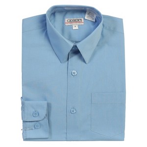 Gioberti Boy's Long Sleeve Dress Shirt - 1 of 3