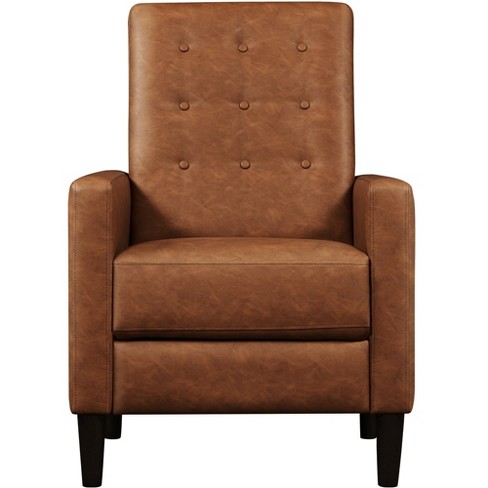 Leather recliner accent online chair