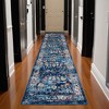 Ivory And Orange Oriental Area Rug - 2 of 4