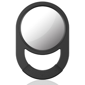 TASALON Unbreakable Hand Mirror, Salon & Barber Mirror with Handle - Black - 1 of 4
