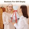 Aoibox Small Woven Storage Baskets Set of 3 with Handles Decorative Closet Organizer Bins Brown for Shelves Home - 4 of 4
