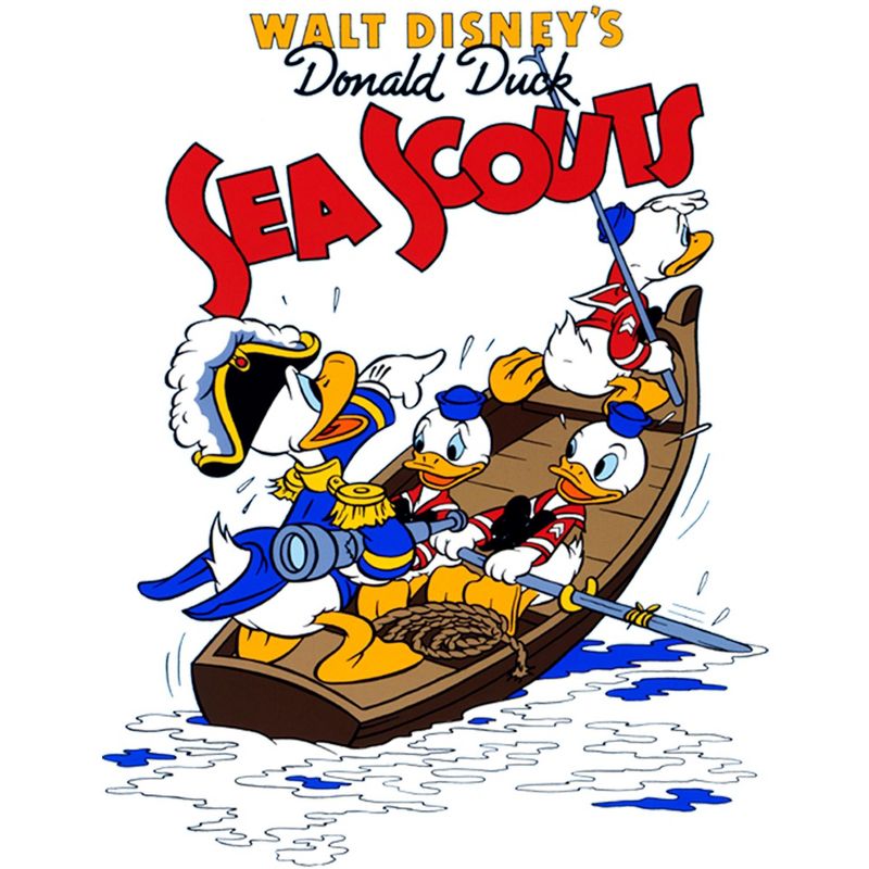 Men's Mickey & Friends Donald Duck Sea Scouts Baseball Tee, 2 of 5