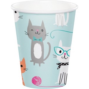 8ct Creative Converting Cat Party Cups
